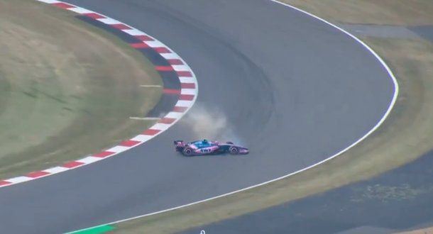 Franco Colapinto se despistó en la Qualy del GP de Gran Bretaña
