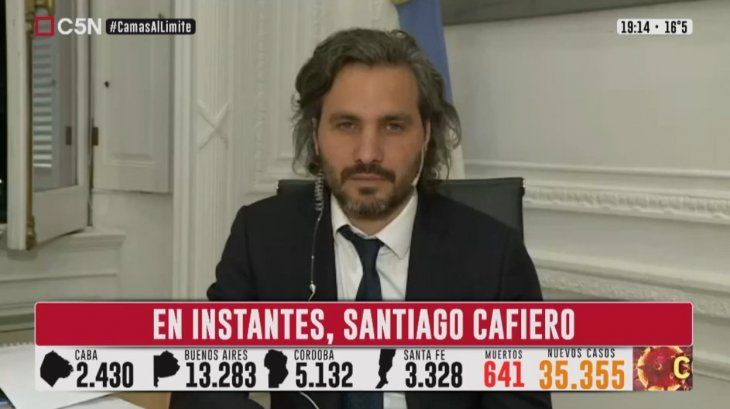 Santiago Cafiero: Mientras ellos critican, nosotros traemos vacunas