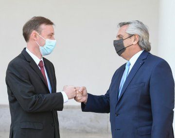 Alberto Fernández recibió al asesor de Seguridad Nacional de Joe Biden