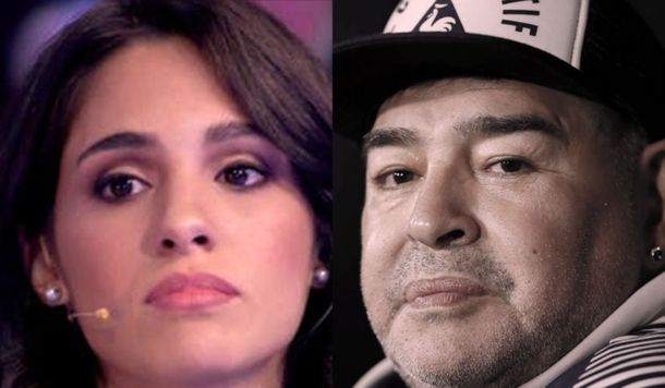 Magalí Gil y Diego Maradona