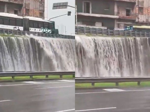 Tormenta supercelda: así está la avenida General Paz