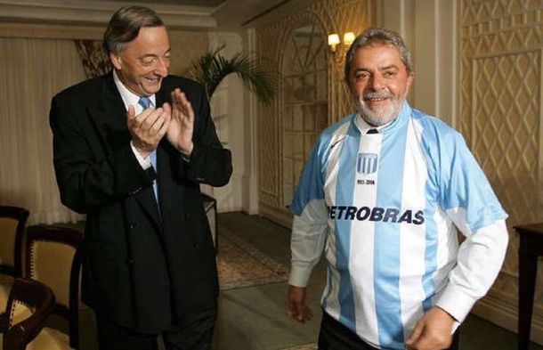 Néstor Kirchner y Lula da Silva