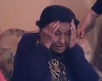 El encuentro de una abuela con sus hijos