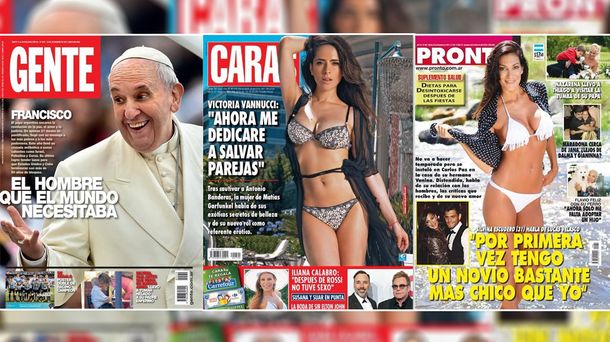 Mirá las tapas de las revistas de esta semana