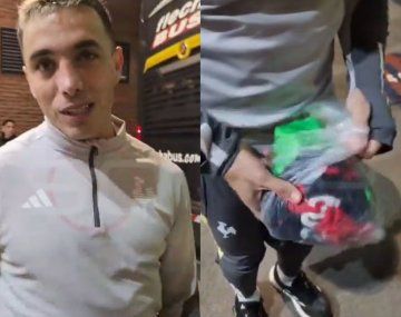 El insólito regalo de San Lorenzo a un jugador de Atlético Mineiro tras el partido