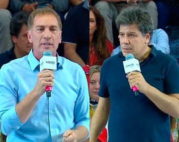 Diego Santilli y Facundo Manes cerraron su campaña en La Plata