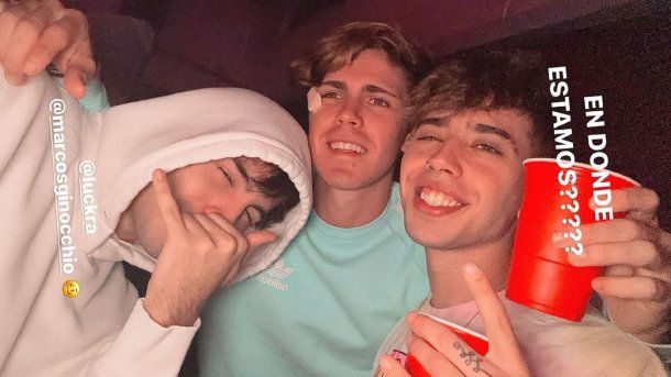 Marcos Ginocchio, Rusherking y Luck Ra juntos en la Bresh