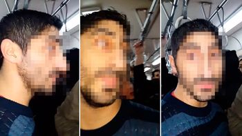 video: escracharon a un depravado que viajaba con la bragueta baja en el tren roca video: escracharon a un depravado que viajaba con la bragueta baja en el tren roca