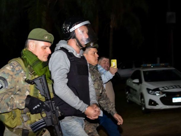  Germán Kiczka fue trasladado a la comisaría de Apostol, Misiones.