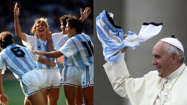 El papa Francisco le agradeció a Caniggia su gol a Brasil en Italia 90