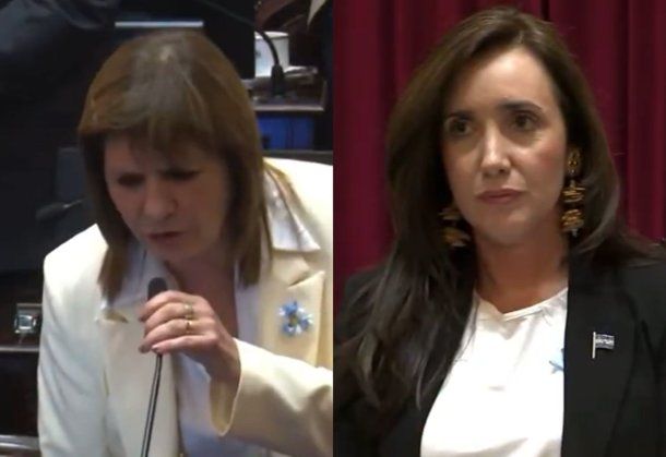 Patricia Bullrich pidió un minuto de silencio en el Senado y Victoria Villarruel le recordó el protocolo