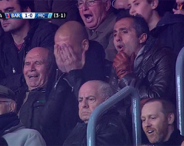 Así reaccionó Guardiola ante un caño de Messi