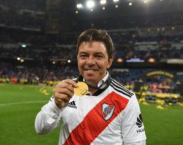 Marcelo Gallardo, campeón con River en la Libertadores - Crédito:&nbsp;@CARPoficial
