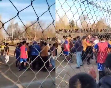 Mendoza: un árbitro fue internado tras brutal ataque de futbolistas