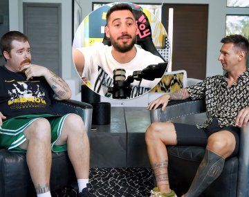 La reacción en vivo de Nico Occhiato a la entrevista de Lionel Messi con Miguel Granados