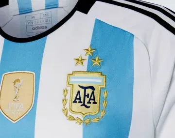 Se filtró el supuesto nuevo escudo de la camiseta de la Selección Argentina