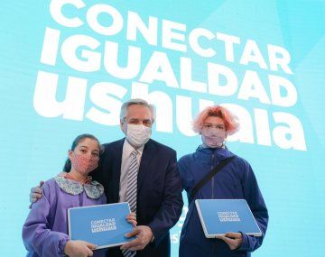 Alberto Fernández lanzó el Programa Conectar Igualdad Ushuaia