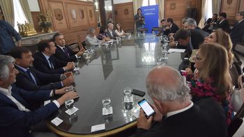 Los gobernadores en Casa Rosada. Los gobernadores en Casa Rosada.