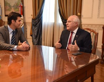 Urtubey se reunió con Miguel Lifschitz en Rosario