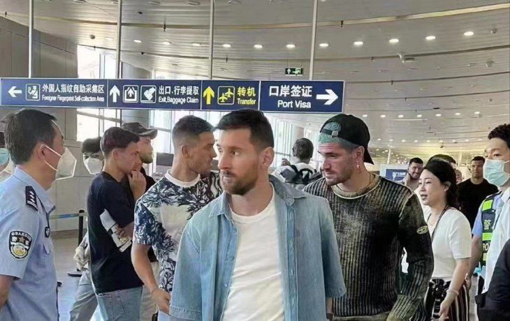 Locura por Lionel Messi en Beijing: así recibieron al capitán
