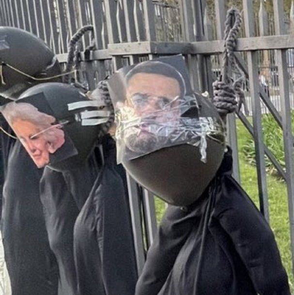 Muñecos ahorcados en el tractorazo: justicia federal rechazó denuncia por intimidación pública, amenazas e instigación al delito