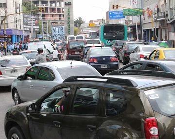 Gran caudal de vehículos en los accesos a la Ciudad.&nbsp;