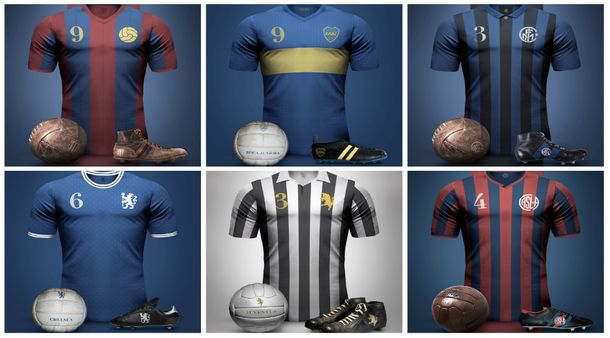 Para nostálgicos: mirá las mejores camisetas retro del fútbol mundial