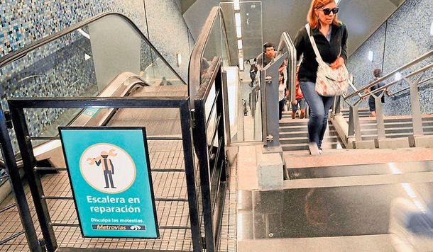 Subte: se podrá viajar gratis en las estaciones donde no funcionen las escaleras mecánicas