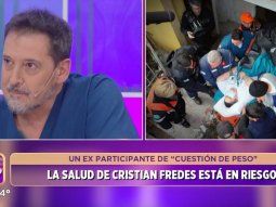 El drama de un exCuestión de Peso: tuvo que ser rescatado por bomberos