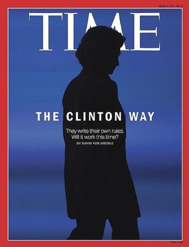 Una polémica se generó por la tapa de la revista Time con Hillary Clinton