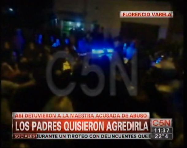 Así detuvieron a la maestra acusada por abuso en un jardín