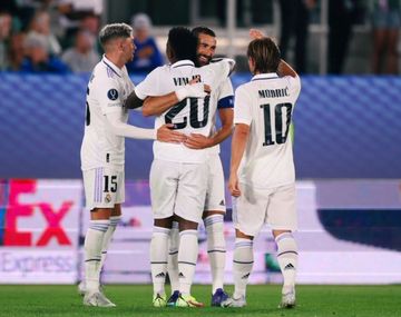 Real Madrid le ganó 2-0 al Frankfurt y es campeón de la Supercopa de Europa
