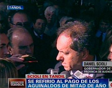 Scioli pide buena voluntad y comprensión a los estatales