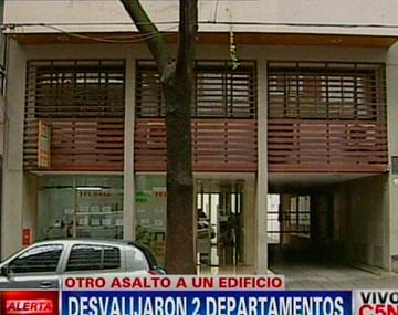 Desvalijaron dos departamentos en el barrio de Belgrano