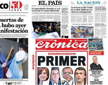 Tapas de diarios del sábado 15 de julio de 2017