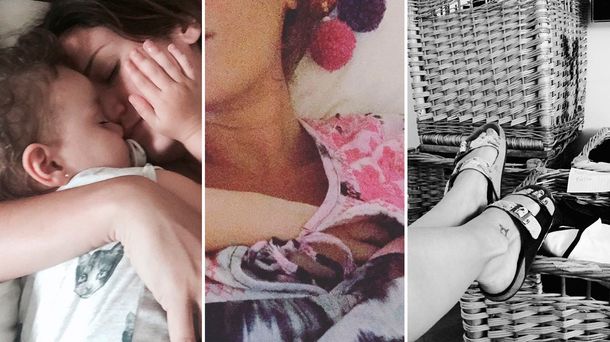 El fin de semana de mudanza y apego de Paula Chaves y su hija, Olivia