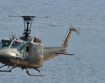 Se cayó un helicóptero de la Fuerza Aérea Uruguaya en Montevideo