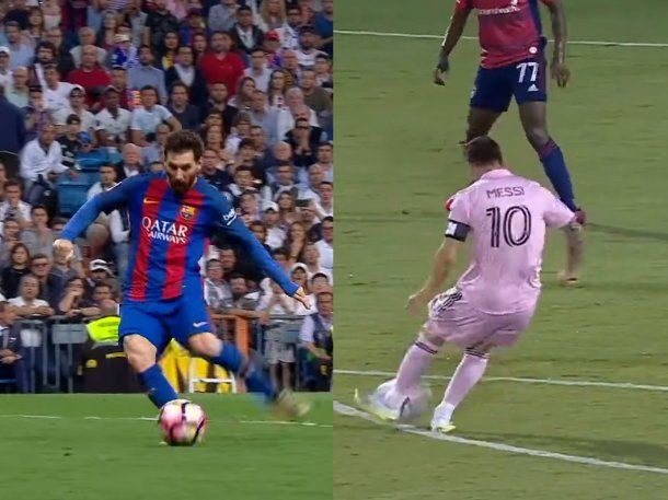 Idéntico: el gol gemelo de Lionel Messi ante Dallas que ya le había hecho al Real Madrid