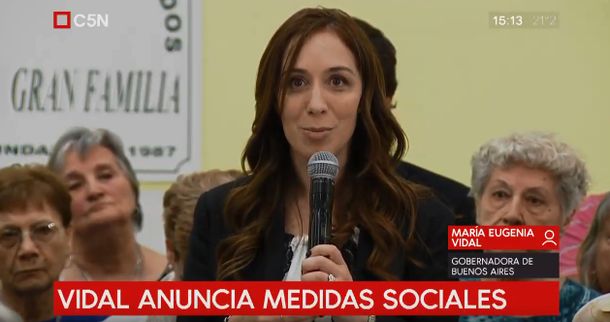 Vidal anunció el pago de un bono a jubilados provinciales que ganen menos de $10 mil