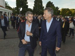 Marcos Peña y Mauricio Macri