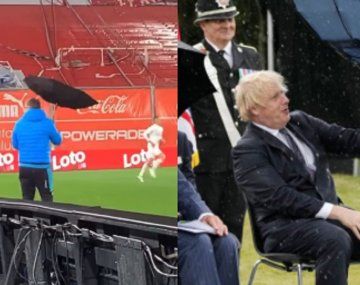 ¿Boris Johnson? Los problemas de Pizzi con su paraguas