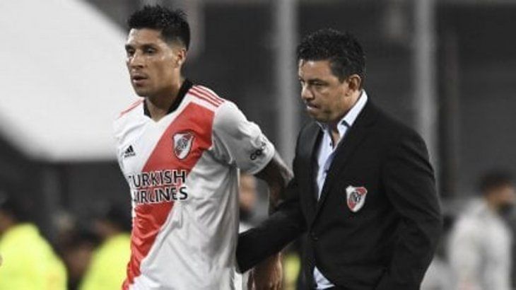 Una buena para River: Enzo Pérez no tiene una lesión de gravedad y llegaría al clásico con Boca
