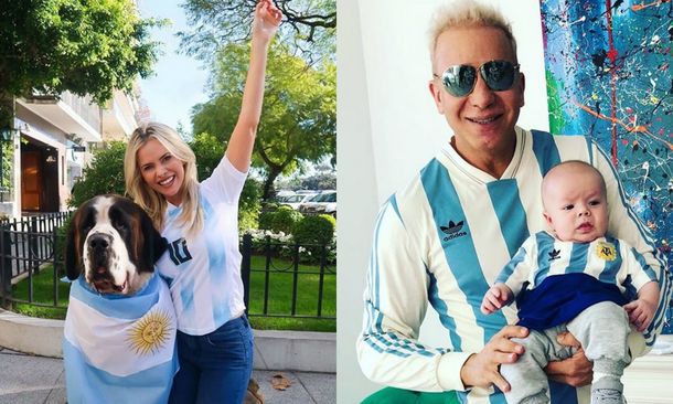 El apoyo de los famosos a la Selección