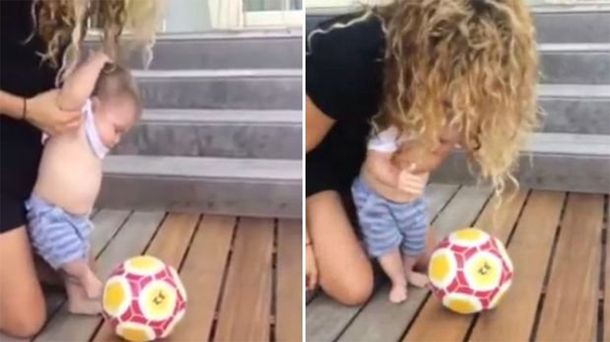 De tal palo, tal astilla: A los solo seis meses, el hijo de Piqué y Shakira ¡ya juega al fútbol!