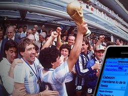 la tecnologia llega para todos: los campeones del 86 tienen grupo de whatsapp la tecnologia llega para todos: los campeones del 86 tienen grupo de whatsapp