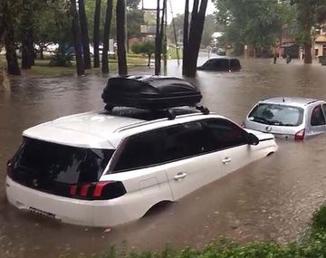 Temporal en la Costa Atlántica: inundación en Pinamar y Villa Gesell