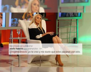 No la dejan sola: los amigos de Rocío Oliva salieron a bancarla