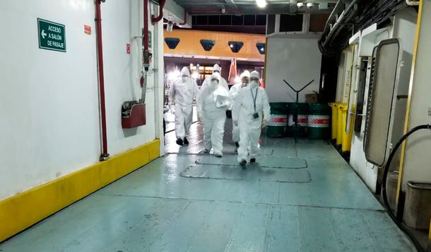 Coronavirus: imputan al pasajero de Buquebus con s&iacute;ntomas