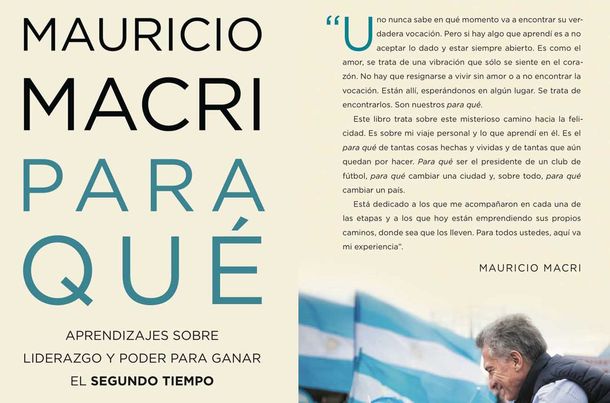Adelanto de Para qué, el libro de Mauricio Macri
