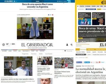 Así reflejan los diarios latinos el resultado electoral del balotaje